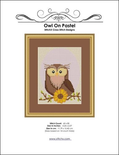 Owl on Pastel