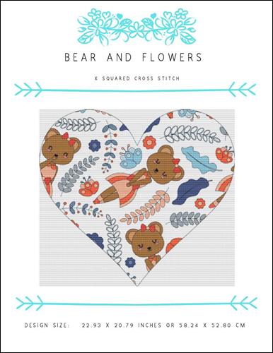 Bear and Flowers