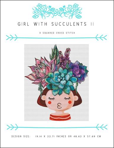 Girl with Succulents II