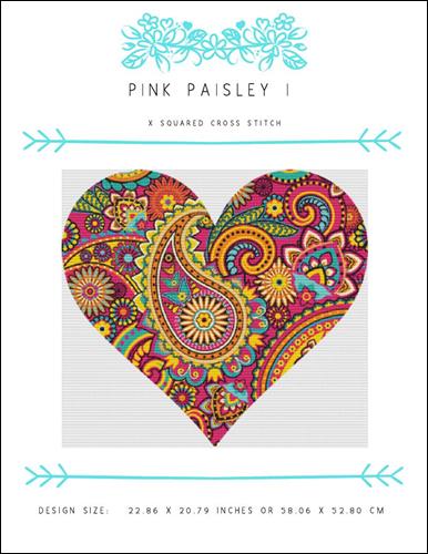 Pink Paisley I