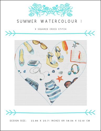 click here to view larger image of Summer Watercolour I (chart)