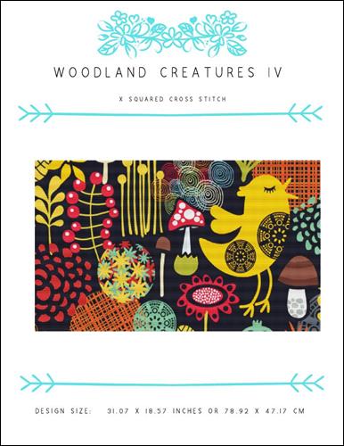 click here to view larger image of Woodland Creatures IV (chart)