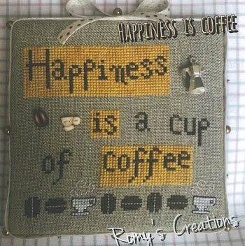 click here to view larger image of Happiness is Coffee (chart)