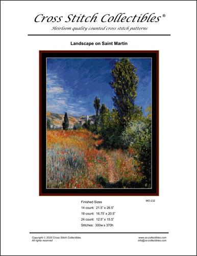 Landscape on Saint Martin - Monet