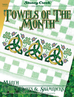 Towels Of The Month - March Trinity Knots & Shamrocks
