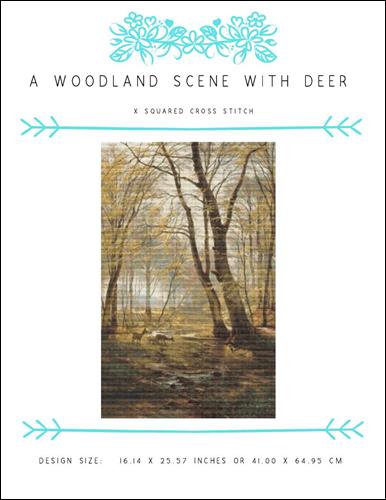 click here to view larger image of Woodland Scene with Deer, A (chart)