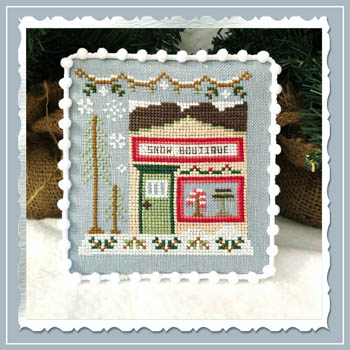 click here to view larger image of Snow Village 7 - Snow Boutique (chart)