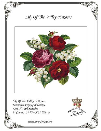 click here to view larger image of Lily Of The Valley & Roses (chart)