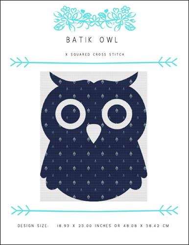 click here to view larger image of Batik Owl (chart)