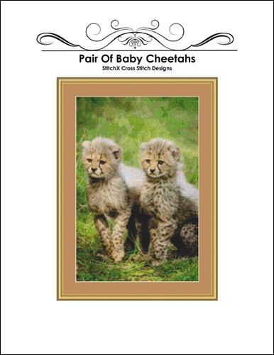 click here to view larger image of Pair of Baby Cheetahs (chart)
