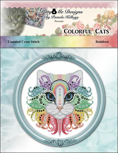 click here to view larger image of Colorful Cats - Rainbow (chart)