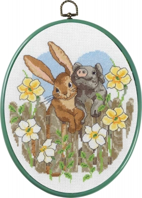 click here to view larger image of New Friends (counted cross stitch kit)