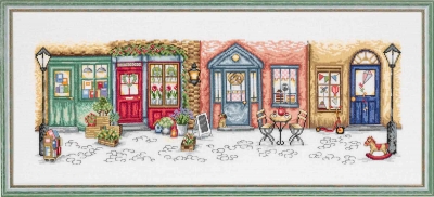 click here to view larger image of Shopping Street (counted cross stitch kit)