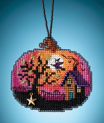 click here to view larger image of Bewitching Pumpkin (counted cross stitch kit)