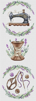 click here to view larger image of Sewing - Lavender (chart)