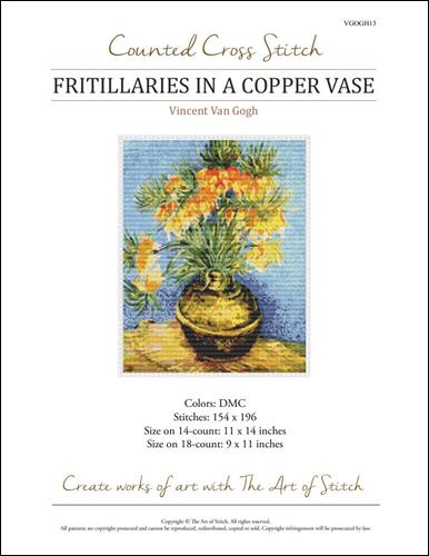 Fritillaries in a Copper Vase (Vincent Van Gogh)
