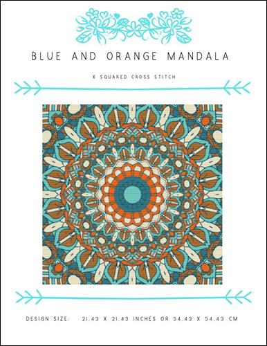 Blue and Orange Mandala