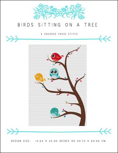 click here to view larger image of Birds Sitting on a Tree (chart)