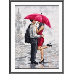 click here to view larger image of In Rains Arms (counted cross stitch kit)