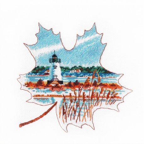 click here to view larger image of Edgartown Light (counted cross stitch kit)