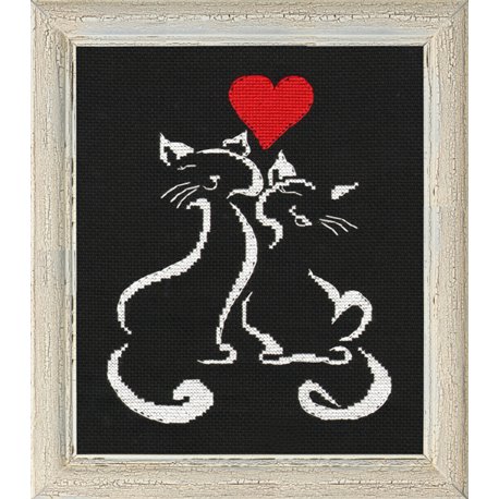 click here to view larger image of L'Amour (counted cross stitch kit)