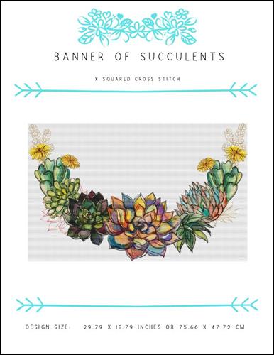 Banner Of Succulents