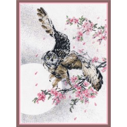click here to view larger image of In Sakura Flowers (counted cross stitch kit)