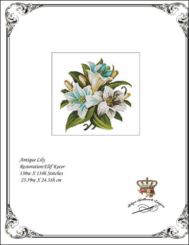 click here to view larger image of Antique Lily (chart)