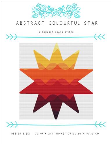 Abstract Colourful Star