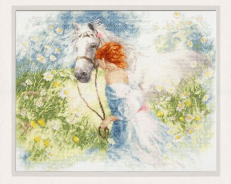 click here to view larger image of White Dream (counted cross stitch kit)