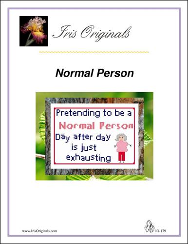 click here to view larger image of Normal Person (chart)