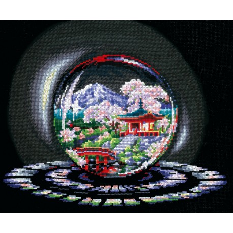 click here to view larger image of Spheres of Wishes - Spring Caprice (counted cross stitch kit)