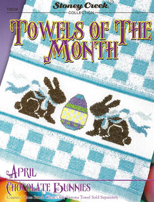 click here to view larger image of Towels Of The Month - April Chocolate Bunnies (chart)