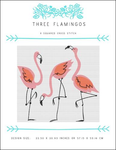 click here to view larger image of Three Flamingos (chart)