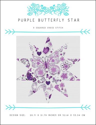 Purple Butterfly Star
