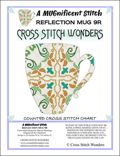 click here to view larger image of MUGnificent Stitch, A - Reflection Mug 9R  (chart)