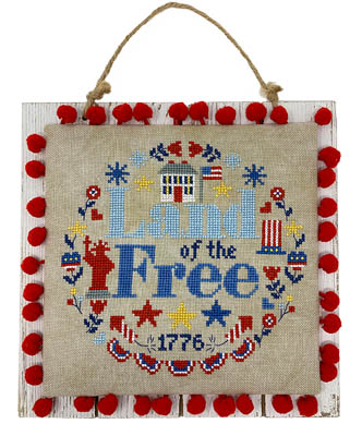 Land of the Free Wreath