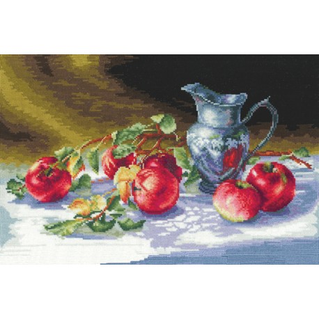 click here to view larger image of Juicy Apples  (counted cross stitch kit)