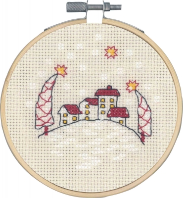 click here to view larger image of Houses (counted cross stitch kit)