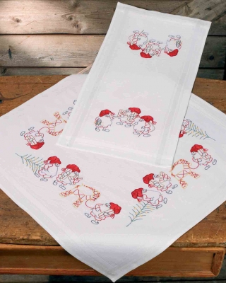 click here to view larger image of Zwerg Collection Tablecloth (bottom) - Embroidery (embroidery kit)