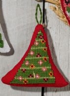 click here to view larger image of Garland in Tree (counted cross stitch kit)