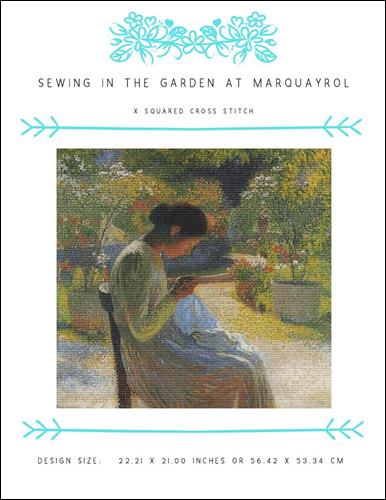 Sewing In The Garden At Marquayrol