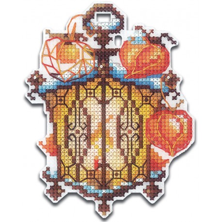 click here to view larger image of Lights - Physalis (counted cross stitch kit)
