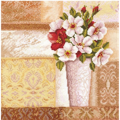 click here to view larger image of Vintage Bouquet (counted cross stitch kit)