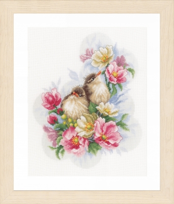 click here to view larger image of Flower Branch Guardians (counted cross stitch kit)