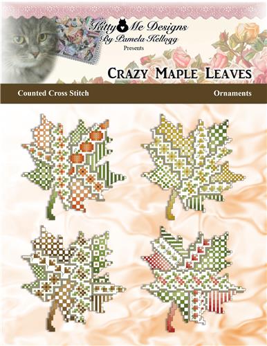 click here to view larger image of Crazy Maple Leaves Ornaments (chart)