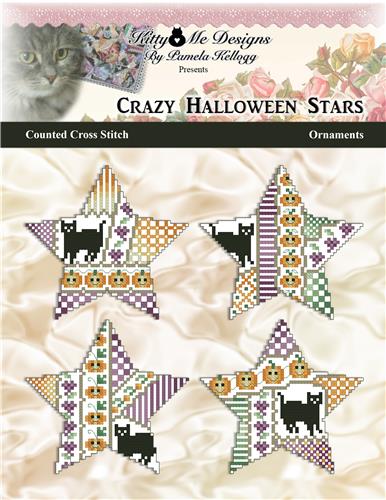 click here to view larger image of Crazy Halloween Stars Ornaments (chart)