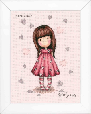 click here to view larger image of Gorjuss Little Love (counted cross stitch kit)