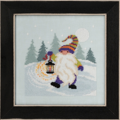 click here to view larger image of Hiking Gnome 2020 (counted cross stitch kit)