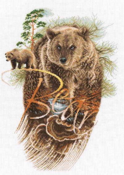 click here to view larger image of Forester (counted cross stitch kit)